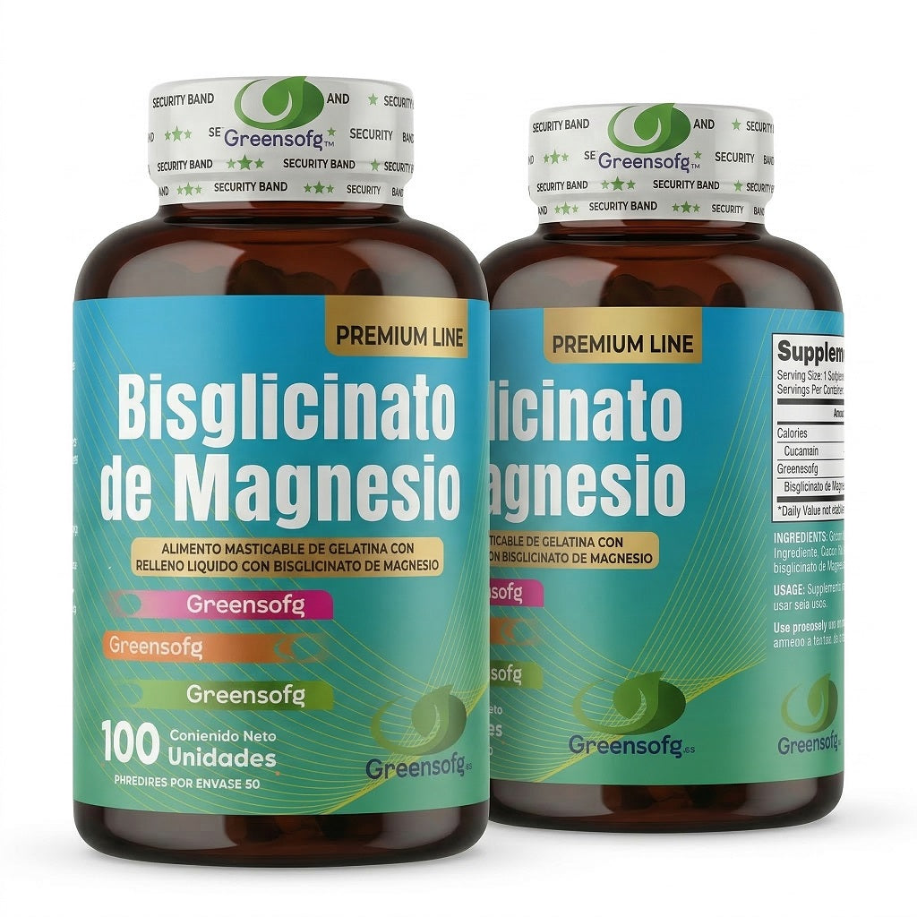 Bisglicinato de Magnésio - 2 Frascos