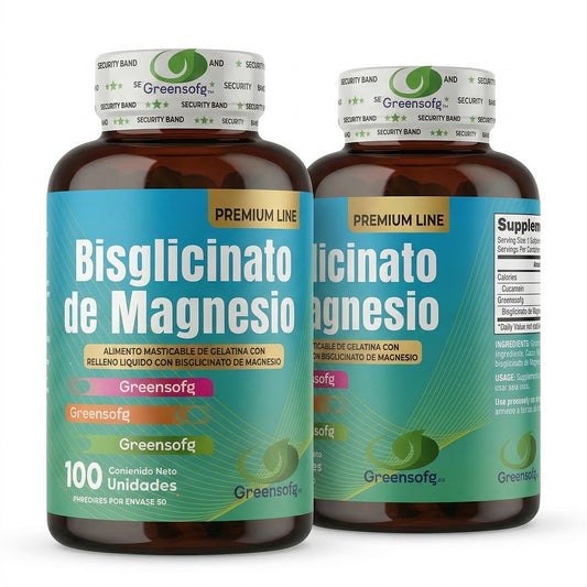 Bisglicinato de Magnésio - 2 Frascos