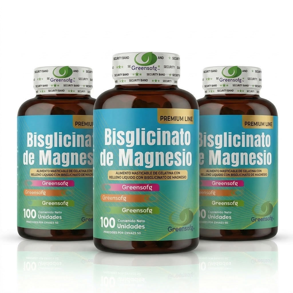 Bisglicinato de Magnésio - X3 Frascos